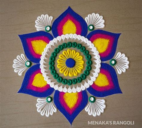 Vibrant Diwali Rangoli Designs Easy Rangoli Designs For Diwali