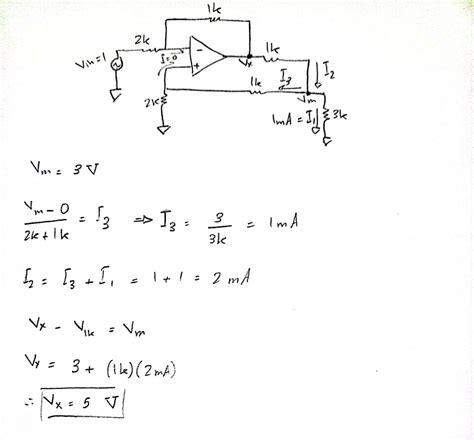 Operational Amplifier In The Circuit Below Assume Ideal Op Find