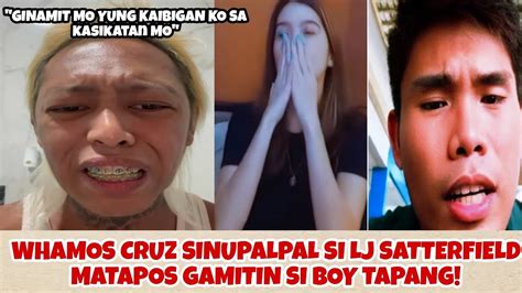 WHAMOS CRUZ SINUPALPAL SI LJ SATTERFIELD DAHIL SA PANGGAGAMIT NIYA KAY