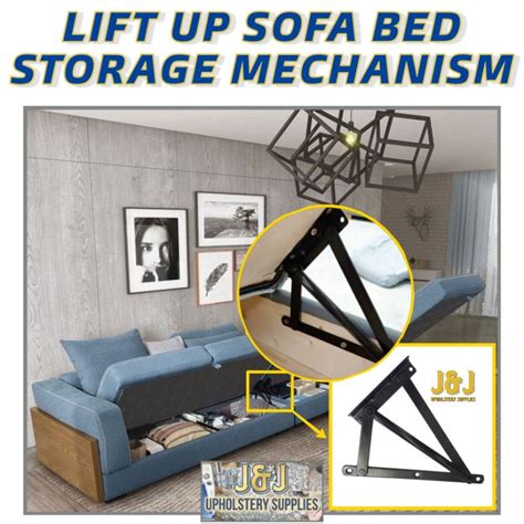 Pair Lift Up Sofa Bed Mechanism For Storage Folding Bed Mechanism