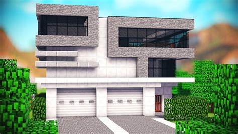 Minecraft Tuto Comment Faire Une Maison Moderne Facile A Home Alqu