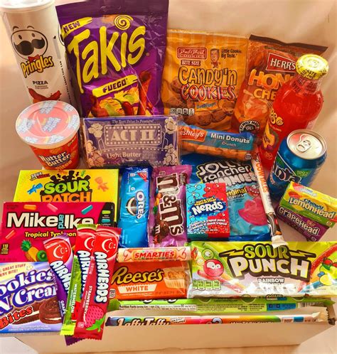 American Snack N Sweet Box Etsy Uk