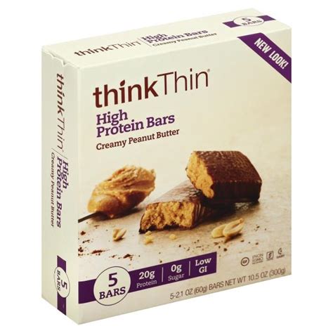 Think High Protein Bars Creamy Peanut Butter Publix Super Markets