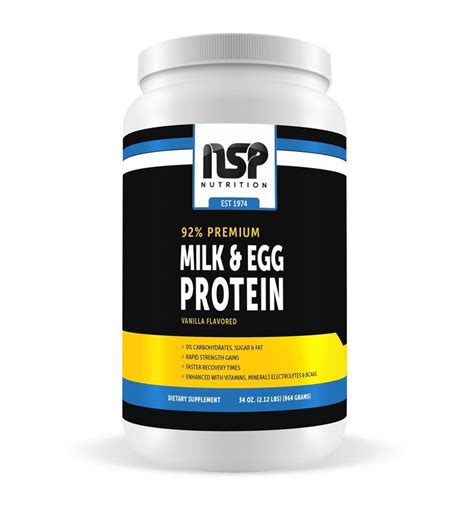 92% Milk and Egg Protein Powder in 2022 | Egg protein, Egg protein ...