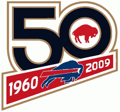 Buffalo Bills Anniversary Logo National Football League Nfl Chris