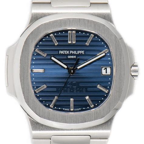 Patek Philippe Th Anniversary Nautilus Platinum Omega Bullion Llc