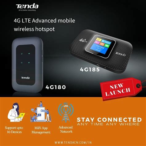 Tenda 4g180 3g4g Lte Advanced 150mbps Pocket Mobile Wi Fi Hotspot