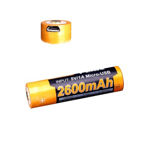 Fenix Light Akkumulátor 18650 ARB-L18 2600mAh USB - tactical