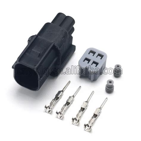 4 Pin Male Waterproof Cable Electrical Wiring Harness Connector For