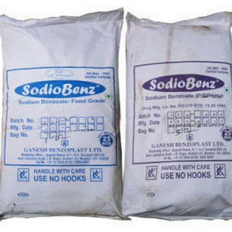 Ganesh Sodium Benzoate Food Grade Bags At Rs Kg In Chennai