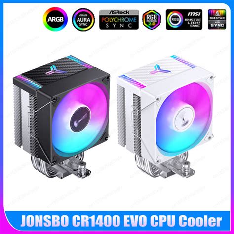 Jonsbo Cr Evo Argb Heat Pipe Tower V Pin Cpu Cooler For Intel