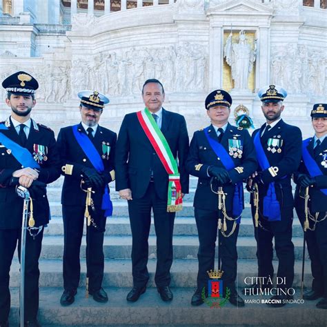 Omaggio Del Comune Di Fiumicino Al Sacrario Del Milite Ignoto Presso L