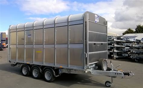 In Stock New Ifor Williams DP120 Tri Axle Stockboxes D R Alexander Son