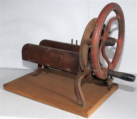 Rare Mechanical Meat Slicer In Original Paint Live And Online