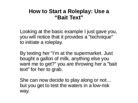 How To Roleplay With A Girl Over Text 4 Example Roleplaying Convers…