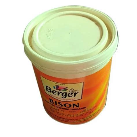 Metal Berger Bison Acrylic Interior Emulsion Paint At Rs 250 Litre In