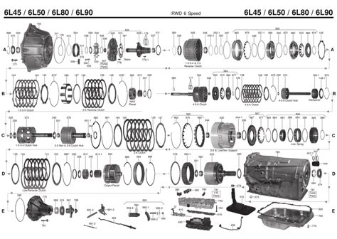 Transmission Repair Manuals Gm 6l45 6l80 90 Rebuild Instructions