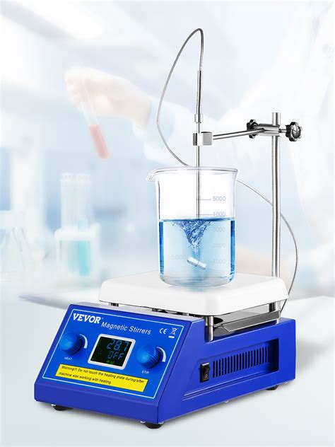 VEVOR Magnetic Stirrer Hot Plate 5000ml Capacity 320C 608F Max Temp