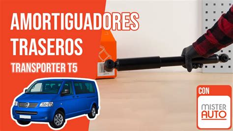 Cómo cambiar los amortiguadores traseros Transporter T5 YouTube