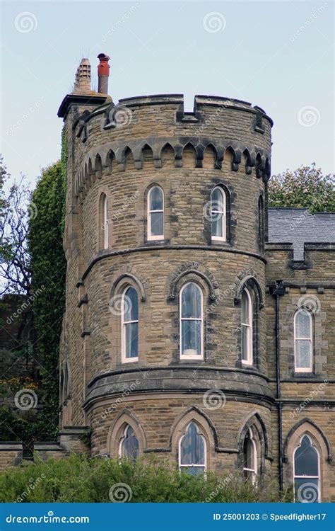 Historical House With Turret Stock Image | CartoonDealer.com #25001203