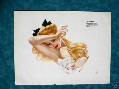 Varga 1940s Esquire Magazine Wwii Pinup Calendar Page 30154222