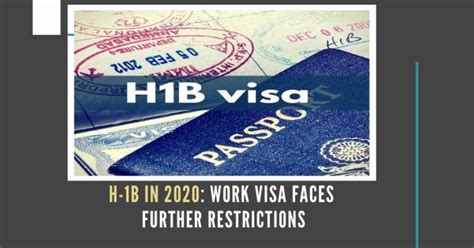 H 1b In 2020 Immigration Visa Faces Further Restrictions Pgurus