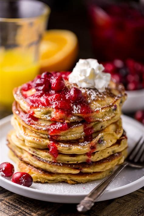 Cranberry Orange Pancakes Baker By Nature