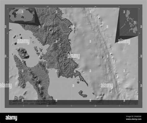 Eastern Samar Province Of Philippines Bilevel Elevation Map With