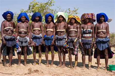 MUCUBAL PEOPLE ANGOLAN ENDURING TRIBE AND THEIR FASHIONABLE OMPOTA