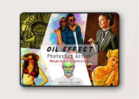 Creativemarket Oil Effect Photoshop Action