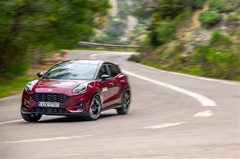 2023 Ford PUMA Vivid Ruby 1 0 L EcoBoost mHEV 155 PS Δοκιμή Τιμές