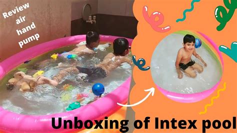 Unboxing And Demo Of Intex Bath Pool Review How To Fill Air In