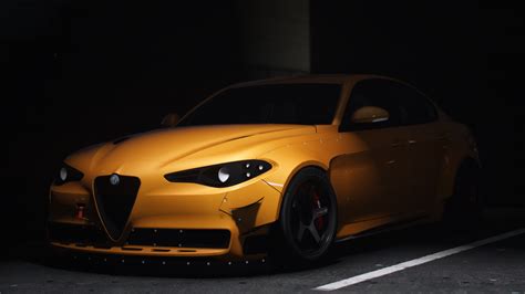 Alfa Romeo Giulia Quadrifoglio Add On Template Tuning Gta