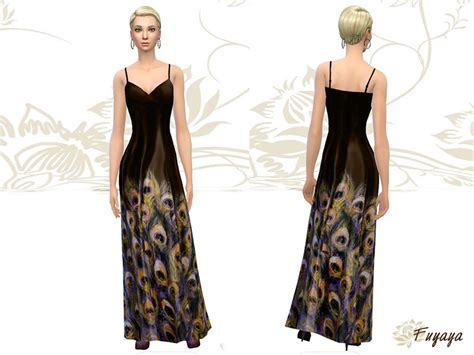 Peacock Dress The Sims 4 Catalog