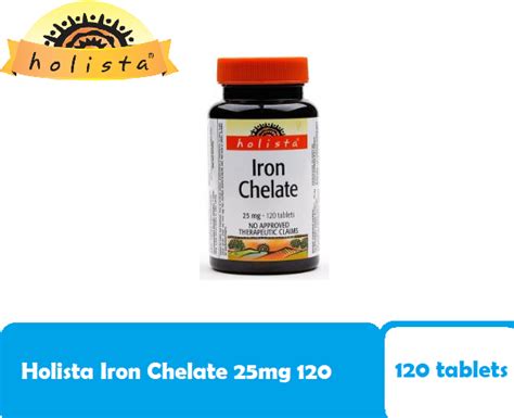 Holista Iron Chelate Mg Tablets Lazada Ph