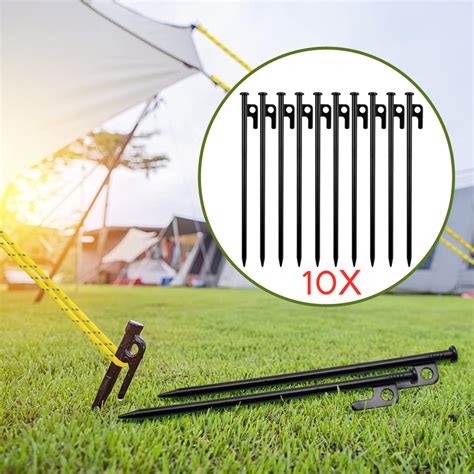 Pc Cm Long Heavy Duty Gazebo Tent Pegs Commercial Grade Steel