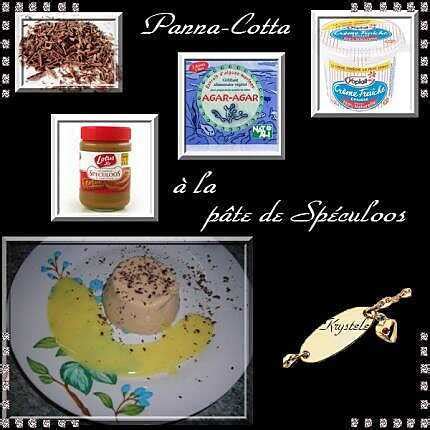 Recette de Panna cotta aux spéculoos