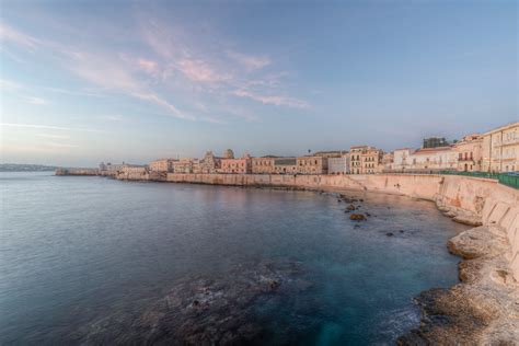 The Breathtaking Scenery Of The Ortigia Seafront In Syracu Flickr