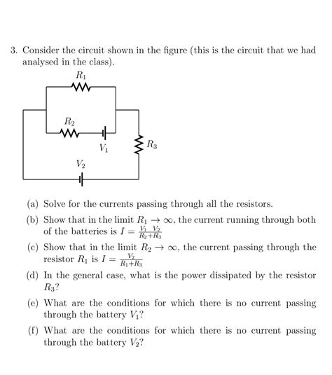 Solved 3 Consider The Circuit Shown In The Figure This Is Chegg