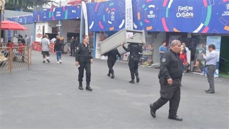 Cierran Palenque De Fiestas De Octubre Guardia Nacional Refuerza