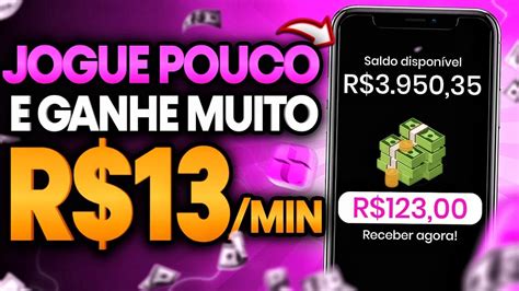 App De Ganhar Dinheiro Rápido💸 Jogo Pagando Via Pix Jogo Pagando Mesmo Jogando Pouco Youtube