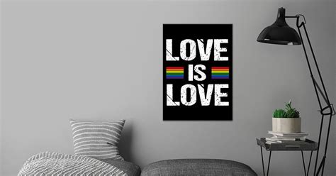 Love Is Love Poster By Cooldruck Displate