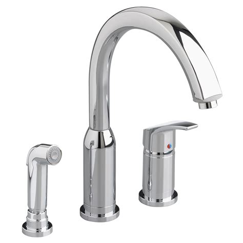 Arch Single Handle High Arc Kitchen Faucet With Side Spray