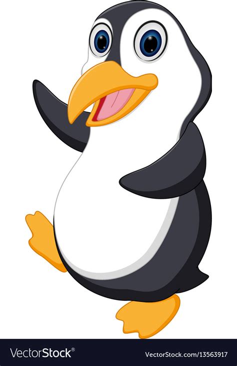 Happy Penguin Clip Art