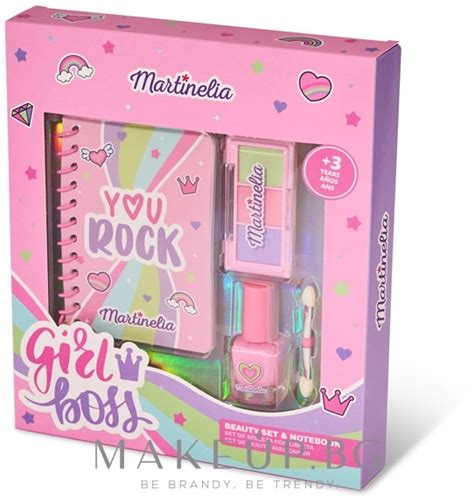 Комплект козметика с бележник Martinelia Girl Boss Notebook Beauty