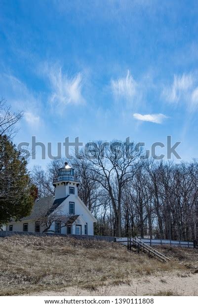 Old Mission Peninsula Lighthouse Traverse City Stock Photo 1390111808 ...