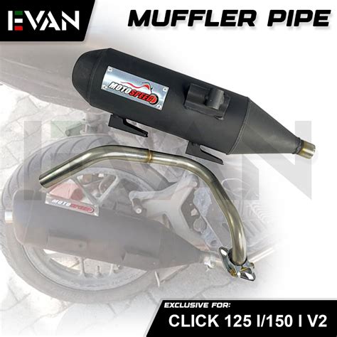 EVAN PH Muffler Pipe For Honda Click 125i 150i V2 Made In Thailand