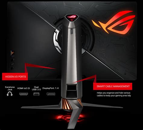 Asus Rog Swift Pg27uq Gaming Monitor 27” 4k Uhd 3840 X 2160