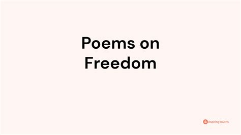 Poems on Freedom