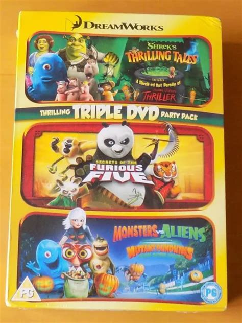 DREAMWORKS TRIPLE DVD Pack New and Sealed £2.60 - PicClick UK